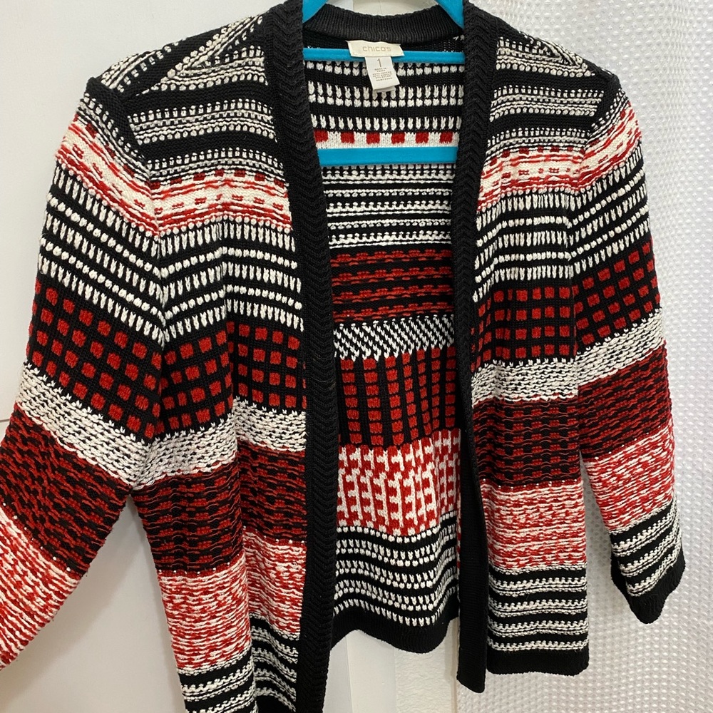 Multi Color Cardigan Sweater
